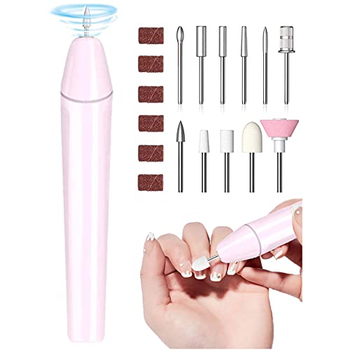BestAA ネイルマシン 【最新デザイン |入門者モデル】ジェルネイル オフ 正/逆回転/スピード無段階 電動ネイルケア 手足兼用 家庭 サロンに適用 手足対応 二年保証付き (桜色) 1個 (x 1)