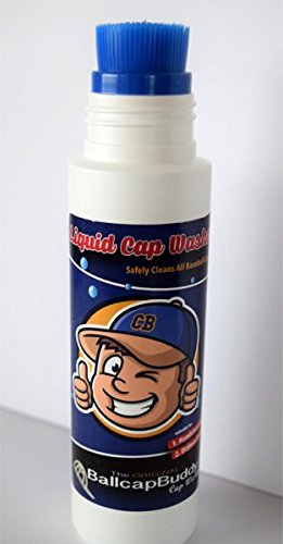 BallcapBuddy Liquid Soap with Soft Scrub Brush - Gentle Hat Washer Cap and Shoe Cleaning Soap for The Dishwasher or Hand Washing - Safely Cleans All Your Favorite Hats Caps Visors and Sports Caps - Thumbnail 4