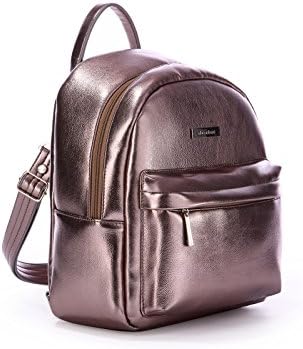 Alba Soboni City Designed Women & Girls Ladies Backpack Shoulder Handbags School & Student Daypack (170236) metallic silver