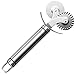 X-Chef Pastry and Ravioli Wheel Dual Headed Pasta Slicer Crimper for Kitchen Restaurant