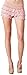 Jubilee Couture Women's Lovely Tiered Lace Stretchy Shorts with Elasticized Waistband (Large, Coral)
