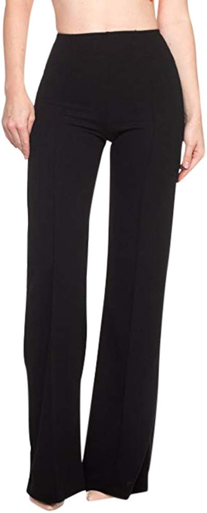 plus size slim leg trousers