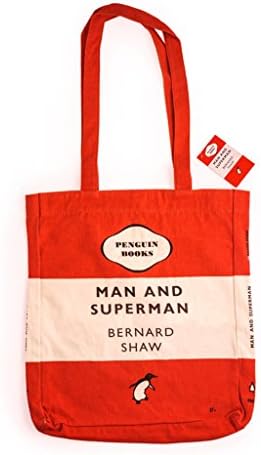 MAN AND SUPERMAN BOOK BAG: Man and Superman (Red)