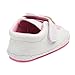 Annnowl Baby Girls Shoes Soft Rubber Sole Sneakers 0-18 Months (6-12 Months, Pink)