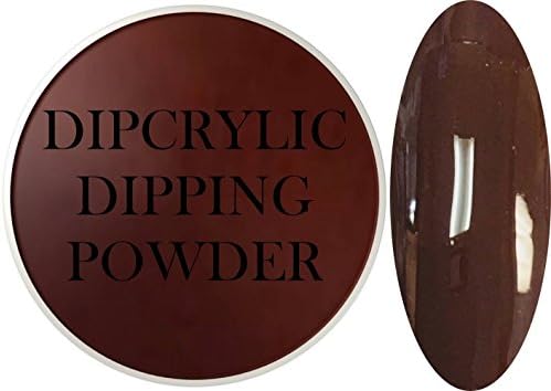 SHEBA NAILS Dipcrylic Dip Dipping Powder Cocoa Brown 1oz