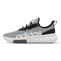 adidas Men's Kaptir 4.0 Sneaker, Black/White/Gum, 10