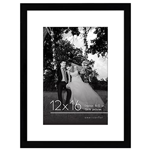 Americanflat 12x16 Picture Frame in Black