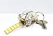 Polysun 5 Pieces Padlock Set Opener Lock Tools Set Training Tools Transparent Cutaway Practice for Beginner