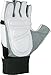 GuardFit Premium Leather Weight Lifting Gloves with Neoprene Wrist Wrap Support for Men & Women - Padded Grip with Long Wrist Strap - Suitable for Weightlifting, Gym, Powerlifting & Fitness