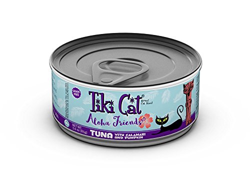 Tiki Cat Aloha Friends - 3 oz. can 12 TR - Tuna Calamari Pumpkin, 1 Pack, One Size