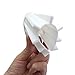 FOTYRIG Soap Dish Silicone Soap Holder, Shower Soap Saver with Drain Waterfall, Keep Soap Bars Dry & Clean, Easy Cleaning -White (Pack of 3)