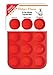 Silicone Muffin Pan / Tin Cupcake Mold by Daisy's Dream - 12 Cup Silicone Pan / Baking Tray - Easy To Use - Simple To Clean, Red Bakeware