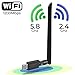 Wireless WiFi Adapter 1200Mbps USB3.0 WiFi Dongle 2.4G/5G 802.11ac Network Adapter with High Gain Antenna for Desktop Laptop PC Support Windows XP/10/8/8.1/7/Vista,OS 10.6-10.15