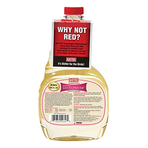 Kaytee Hummingbird ElectroNectar Wild Bird Food, Concentrate, 16 Ounces