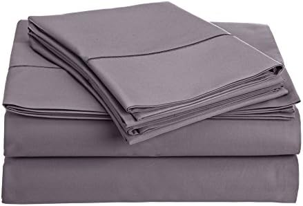 Addy Home 4 Piece T800 100% Egyptian Cotton Sheet Set, King, Lilac