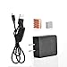 Gowoops 5V 2.5A Power Adapter (UL Listed) + Micro USB Cable with On Off Switch & LED + Heat Sinks for Raspberry Pi 3 Model B