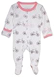 L'ovedbaby Organic Footed Overall Coral Bicycles 6-9m
