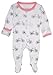 L'ovedbaby Organic Footed Overall Coral Bicycles 6-9m