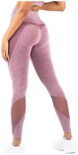 Matteobenni High Waist Yoga Pants for Women Tummy Control Workout Ruched Butt Lifting Stretchy Leggings