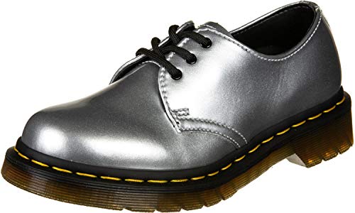 silver chrome dr martens