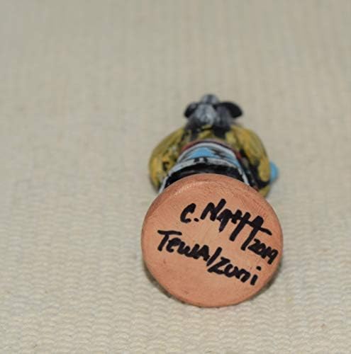 Amazon Com Detailed Miniature Long Hair Kachina Clay Sculpture
