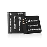 Powerextra 2 Pack Replacement Battery for Olympus LI-50B and Olympus SZ-15, SZ-16 iHS, Tough 6000, 6020, 8000, TG-630 iHS, TG-820 iHS, TG-830 iHS, TG-850, TG-870, VR-340, VR-370, XZ-1, XZ-10