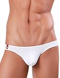 David Archy Men's 4 Pack Micromodal Air Sexy Bikinis and Briefs(M,bikini-White)