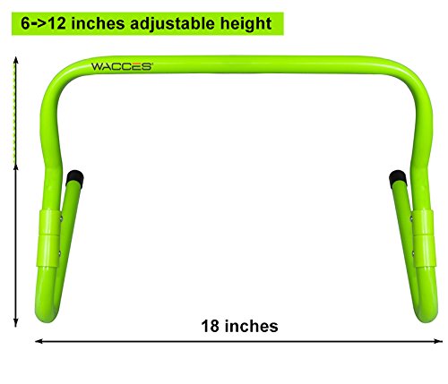 Wacces Speed Training, Agility and Footwork Hurdle - Quick Adjustment - Set of 9
