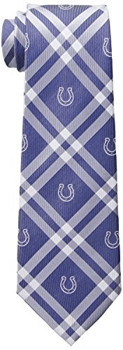 Eagles Wings NFL Indianapolis Colts Men's Woven Polyester Rhodes Necktie, One Size, Multicolor