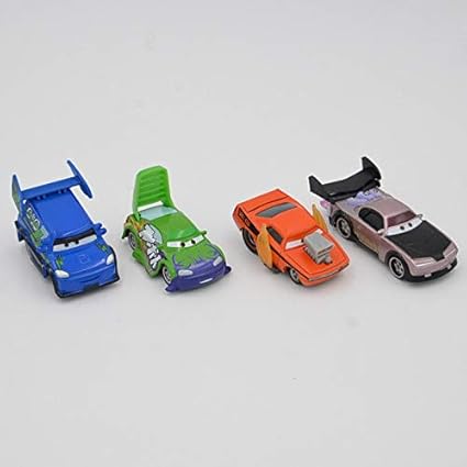 Amazon Com Disney Disney Pixar Cars 4pcs Lightning Mcqueen Wingo