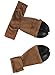 elope Adult Deer Costume Back Hooves - Plush, Hook & Loop Fasteners, Elastic Foot Straps for Secure Fit - Brown
