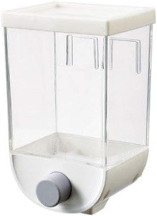 Grain Storage Container, Dry Food Containers,1000ml/1500ml Large Cereal Containers Kitchen Wall Hanging Airtight Container for Storage,Airtight Plastic Kitchen Pantry Flour Storage