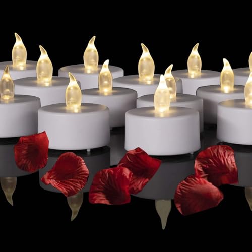 Hanzim LED Tea Lights 12 Pack