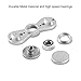 Fidget Spinner EDC Stress Reducer - 2017 New Design Fidget Hand Spinner Metal Fast Bearings Finger Toy Great gift Perfect For ADD, ADHD, Anxiety, and Autism Adult Children(Silver Small)