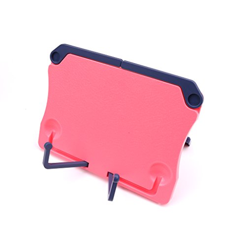 Dolity Desktop Music Stand Book Stand Support Protect Eyesight for iPad Holder 210x165x23mm - Pink - Thumbnail 7