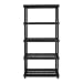 Keter Resin 5-Tier Freestanding Multipurpose Shelf Display Rack for Basement, Kitchen, and Garage Storage Shelving and Organization, 24