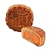 ONETANG Mooncake, White Lotus Seed Paste with Double Salted Egg Yolks,Traditional Cantonese Style, 100% Lotus Seed, Typical Traditional Chinese Dessert, A Must for Mid-Autumn Festival, 21.17 Oz (4 Pcs