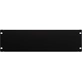 Navepoint 3U Blank Rack Mount Panel Spacer for 19-Inch Server Network Rack Enclosure Or Cabinet Black