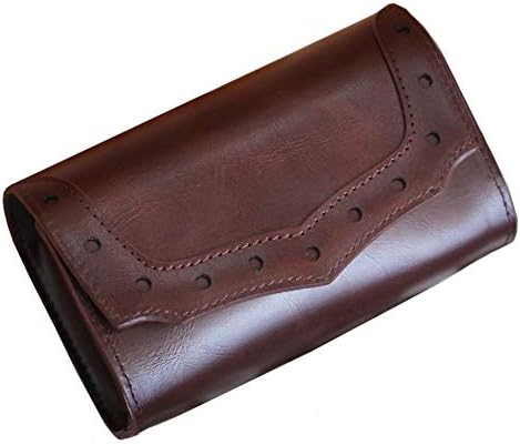 IQOS Case Electronic Cigarette Holder PU Leather IQOS2 IQOS 3.0Cigarette Cover Carrying Case Holder Storage (Brown)