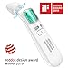 ONEBOM Forehead Thermometer for Fever with Ear Function - Instant Accurate Reading with Fever Alarm, 40 Sets of Memory, Forehead Thermometer for Kids and Adult, Pouch and Batteries Included