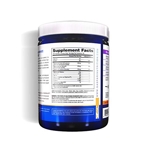 Gaspari Nutrition Amino Last Fitness Powder, Orange Mango Twist, 420 Gram