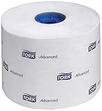 Tork 110292A Advanced High-Capacity 2-Ply Toilet Tissue Roll, White