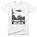 Popfunk X-Files I Want To Believe Aliens UFO T-Shirt & (Medium) White