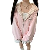 Pokn Y2K Jojifuku Cutecore Kawaii Hoodie Clothes Women Long Sleeves Tops Graphic Cutecore Shoujo Clothes