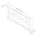 South Shore Step One Headboard, King 78-Inch, Pure White