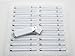 20 8GB Flash Drive - Bulk Pack - USB 2.0 SnapCap Design in WHITE