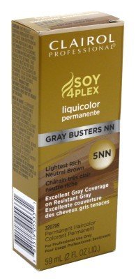 Clairol Professional LiquiColor, 5NN Gray Busters Lightest Rich Neutral Brown, 2 Ounce