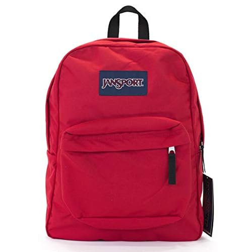 jansport superbreak backpack red