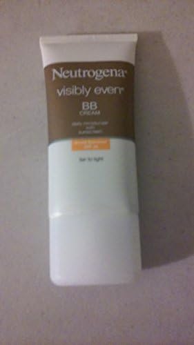 NEUTROGENA VISIBLY EVEN BB CREAM DAILY MOISTURIZER FAIR TO LIGHT WITH SUNSCREEN SPF30