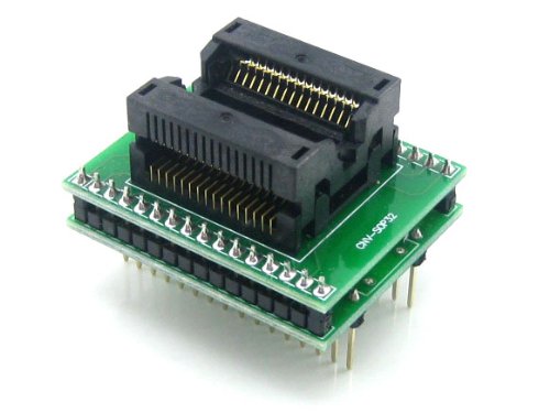 Waveshare SOP32 TO DIP32 (A) SO32 SOIC32 652D032221X Wells IC Programming Adapter Test Burn-in Socket 1.27mm Pitch 7.55mm Width